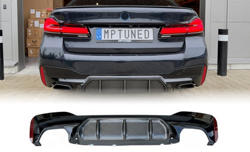 Mptuned G30 5er Diffusor 2017–2023 – Performance Heckdiffusor im M5-Stil – Carbon Optik– Passend für M-Paket Heckstoßstange