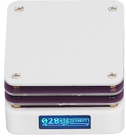 Plaque de Soudure Chauffante, Station de Soudage de Puces de Soudage à Préchauffage à Chaud, Affichage OLED Intelligent, Mini PD65W 20 V 3,25 A, Interface USB de Type C, Coque