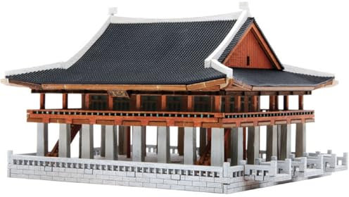 Youngmodeler Gyeonghoeru Pavilion 3D Wooden Model Bulding Kits for Adults, Detailed Model Kits for Architecture Enthusiasts and Collectors 경회루