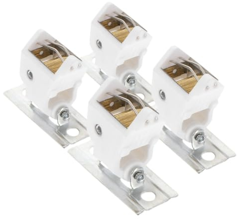 Garneck Cerraduras de Polea Accesorios de Poliéster y Metal para Cortinas Romanas Juego de 4 Piezas Ligeros y Resistentes, Diseño Simple y Elegante para Persianas