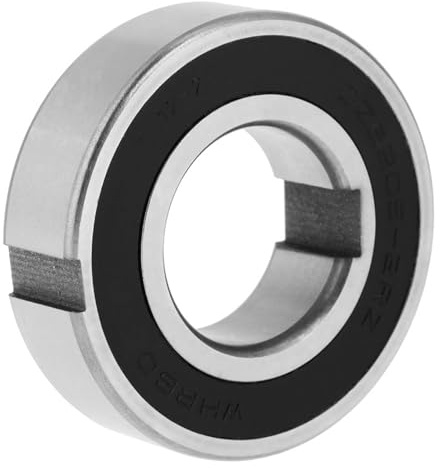Grcfumo 1 Pc One Way Clutch Bearing, Needle Roller Bearings, CSK25PP Sprag Clutch One Way Bearing Keyway Freewheel Clutch Bearing 25 52 15mm