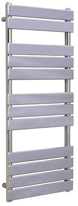 Yellowshop | Termoarredo Bagno Dritto ZENI-HOT Scaldasalviette Moderno in Acciaio, Design Elegante, Radiatore da Parete a Colonna per Riscaldamento Bagno, (Cromo Lucido, 50x180cm)
