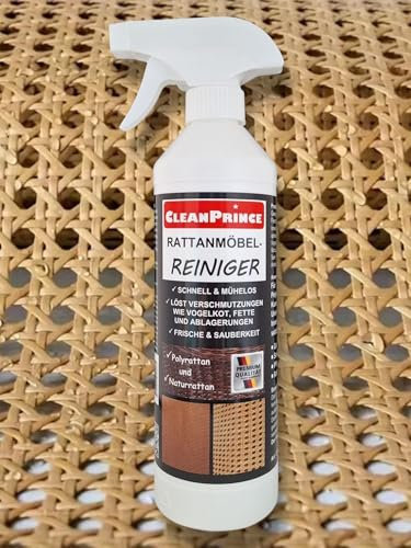 CleanPrince Limpiador de muebles de ratán, 500 ml, para muebles de ratán