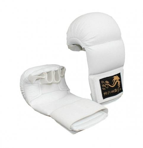 S.B.J - Sportland Karate Kumite Faustschützer 4Finger Weiss