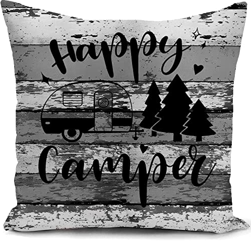 HUASHUZI campeggio accessori utili accessori camper federe camping gadget accessori camper interni regalo donna cuscini divano 40x40 cm decorativi copricuscini