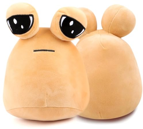 GWAWG 22 cm Peluche Alien Pou, Kawaii Alieno Farcito, Figura Giocattolo per Ragazze Ragazzi Bambini Regalo di Compleanno