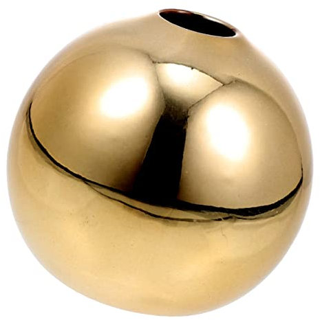 Cabilock Jarrón De Electrochapada Forma De Bola Decorativo para Arreglos y De Mesa para Salas De y Decoración Moderna del