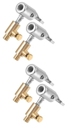 Gatuida 4 Stück Aufblasbares Spannfutter Reifenspannfutter Schraube Luftspannfutter Auto Pumpenzubehör Reifenfülldüse Auto Luftspannfutter Auto Inflator Zubehör Reifenpumpen