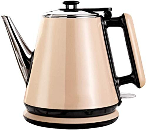Bollitori, bollitore elettrico con coperchio interno in acciaio inossidabile da 1 litro 1350 W (senza Bpa) bollitore per tè senza fili, bollitore per acqua calda a ebollizione rapida con spegnimento