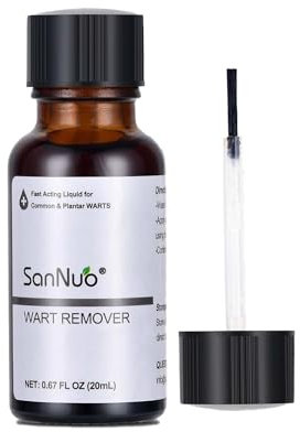 Extra Strength Wart & Corn Remover, Fast Acting Gel Wart Removal for Plantar Wart Flat Warts and Corns for Feet Toes Finger and Hand, 0.67 FL OZ