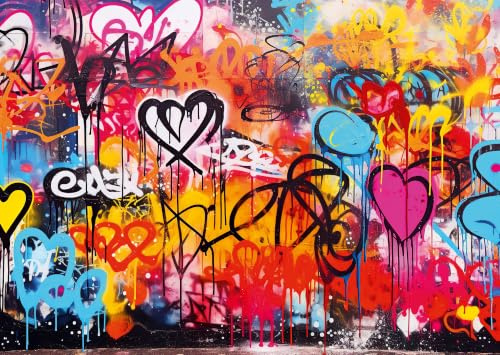 Puzzle 1000 Teile Street Art - Urban Graffiti Farbenkunst | Kreative Street-Art-Komposition im modernen Großstadtstil - Puzzle-Qualität made in Germany - Ulmer Puzzleschmiede