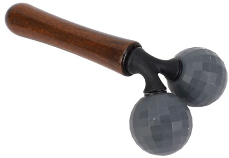 Manueller Massageroller, 2 Räder, Y-förmiges Massagegerät, Massageball mit Griff für Reisen zu Hause, Im Büro