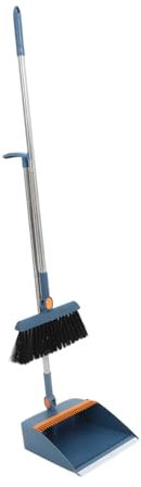 OUNONA 1 Set Ergonomic Broom and Dustpan Compact and Lightweight Cleaning Accessories for Home Use for Indoor Floors and Tight Spaces Design