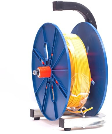 LVLDAWA Single Axis Cable Rack， Commercial Industrial Grade Wire Dispenser, Cable Pay-off Rack With Reels For Electrical Industry And Retail(22x29x38cm)