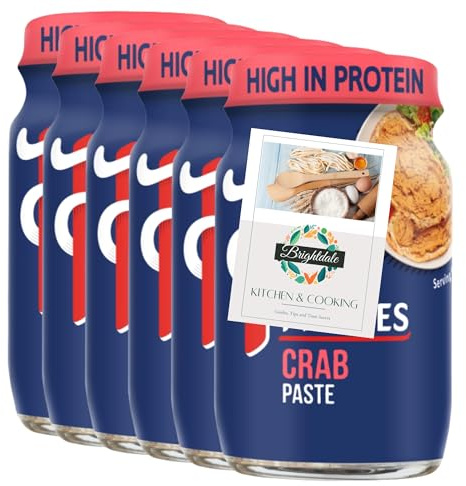 Seafood Paste Bundle for Princes Crab Paste 75g 6 Pack + Brightdale Kitchen Booklet