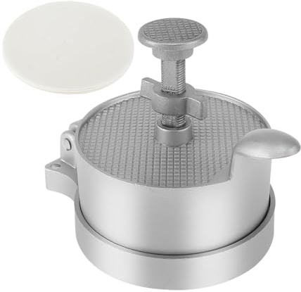 Diuyzoc Moule à hamburger réglable réutilisable en d'aluminium – Presse à galettes de viande, steak, jambon, pour bœuf, légumes, grill, barbecue, hayon de cuisine