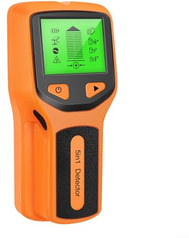 HpLive Leitungssucher Ortungsgerät, Wand Scanner Detektor Mit Fünf Scanmodi Zur Präzisen Ortung Von Holz, Metall Und AC-Leitungen Hinter Wänden