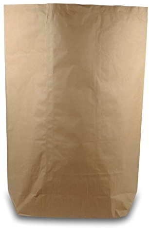 Funny AG-794 Papiermüllsack unbedruckt, 120 L, Braun (25-er Pack)
