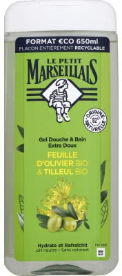 Le Petit Marseillais - Dusch- & Badgel, extra weich, Olivenblatt & Bio-Linde, 650 ml