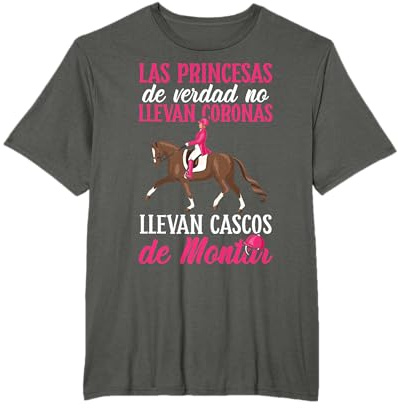 Chicas Caballos Equitación Caballo Montar Camiseta