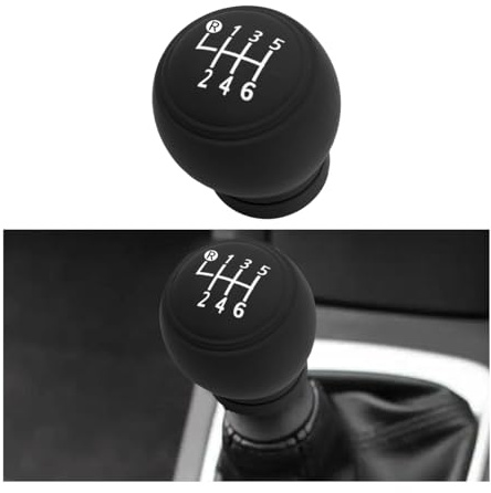 BESULEN 6-Speed Gear Shift Knob Cover Silicone Shifter Protector R Left