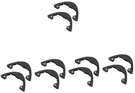 Yardwe 5 Ensembles Housse De Protection pour Snowboard Protège Genoux Équipement De Protection pour Enfants Bande Réfléchissante Bord Outil De Skate Plastique Black 2 Pièces * 5