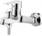 Robinet Baignoire avec Douchette,Baignoire avec Douchette et 1.5m Flexible de Douche,Mitigeur de Douche Mural de Bain,Mitigeur Douche 5 Modes,Robinet Douche Filetage 1/2,Argent