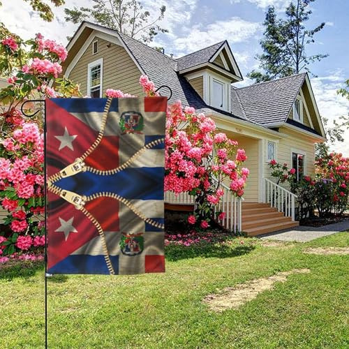 Banderas de Cuba y República Dominicana, doble cara, 28 x 40 pulgadas, decoración para exteriores