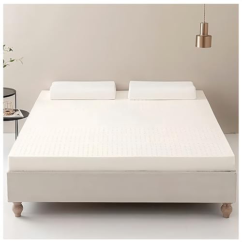 Materasso in Lattice Naturale al 100% Traspirante Organico e Confortevole, Resistente e Non Facile da collassare, Materasso in Lattice Naturale,1in,120x200cm(47x79in)