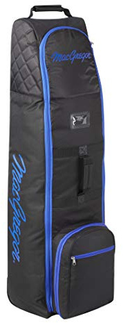MACGREGOR Unisex's VIP Deluxe Wheeled Travel Cover, Black/Royal Blue, ONE Size MACTC003SD