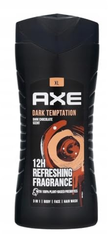 6x Axe Duschgel 3in1 (für Körper,Gesicht,Haar) - Dark Temptation - 400ml