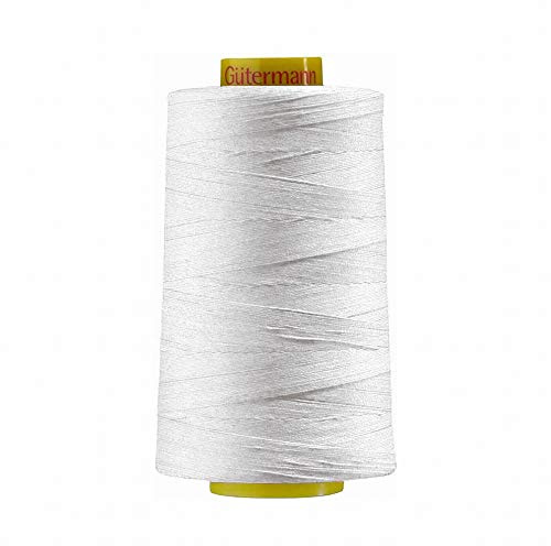 Gütermann Bobbin Mara No.150 5000 m, idealer Unterfaden für alle Maschinenstickereien (weiß)