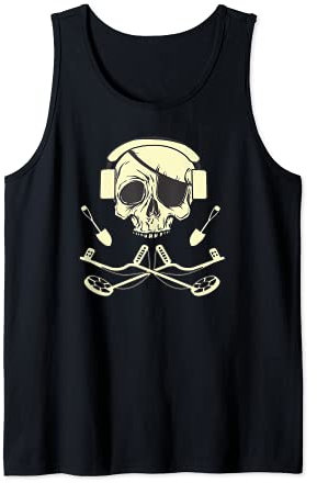 Sondengänger Zubehör Sondler Skull sondeln Metalldetektor Tank Top