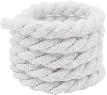Jkapagzy 1 paire de lacets ronds épais de 10 mm d'épaisseur en corde torsadée pour homme et femme 160 cm de longueur