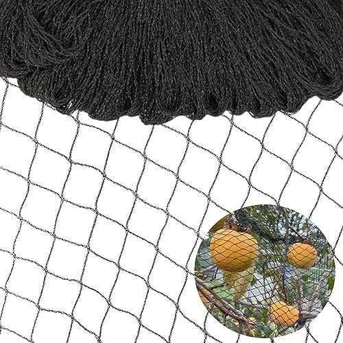 2x20m Bird Netting for Garden, 1.2cm Mesh Pond Netting for Leaves, Garden Protection for Plants, Vegetable, Fruit Trees, Blueberry Bushes, Strawberries Against Birds, Deer, Squirrels and Other Animals