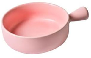 MAGICLULU 2stücke Teilige Runde Keramik-backplatten Backbleche Mit Haushaltsgriff Obst Und Salatteller Aus Keramik Für Küche Zu Hause