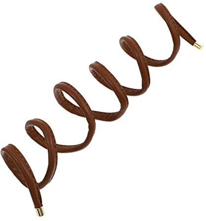 MAGICLULU 1pieza Diadema Ajustable De Pu Alambre Interior Accesorios Para Cabello y Decorativos Sujetador De Coletas Para Mujeres