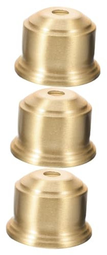Uonlytech 3stücke Brass Lampenfinial Robuster Lampenhalter Aus Messing Für Tischlampen Pendelleuchten Und Nachttischlampen Einzigartiges Design Einfach Zu Reinigen Und Langlebig Für