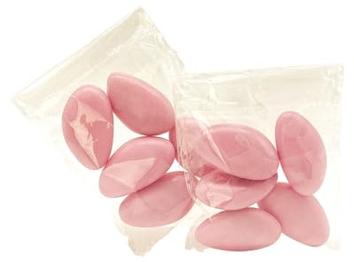 Doni Bomboniere 20 Bustine Confetti Cioccolato Rosa Battesimo Nascita Bambina Primo Compleanno Bimba Fai Da Te Imbustati E Sigillati a 5 Segnaposto Confettate Incartati