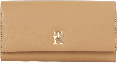 Tommy Hilfiger Damen Geldbörse Legacy Flap mit Umschlag, Beige (Safari Canvas), Einheitsgröße