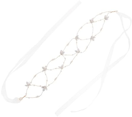 FRCOLOR Blumen Stirnband Für Frauen Braut Hochzeit Kopfschmuck Haarband Abschlussball Stirnbänder Zubehör