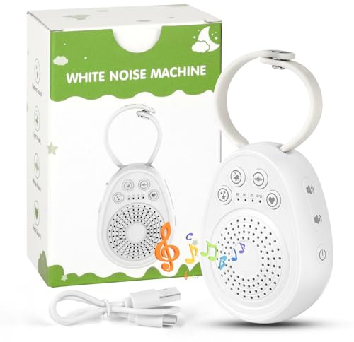 AYBUY Macchina Rumore Bianco Portatile con 3 Funzioni di Cronometraggio, 20 Tipi di Musica