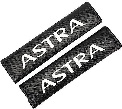 KLHYWEN 2 Stück Gurtpolster Auto für Op-EL Astra, Weich Bequem rutschfest Atmungsaktiv Autogurt Polster Gurtschoner Interieur Zubehör,White