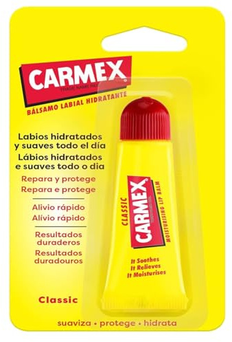 Carmex Klassischer feuchtigkeitsspendender Lippenbalsam Tube 10 g 1 Einheit