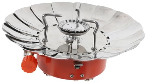 Toddmomy Réchaud à Gaz Portable Lotus Vent Pour Camping Mini Four De Pique- Ustensiles De Cuisine Pour Barbecue Et Randonnée