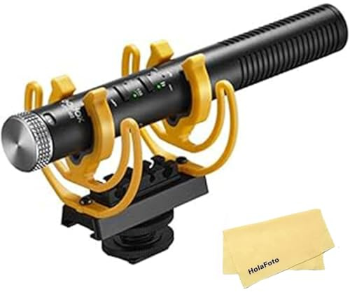 Godox VDs-M2 Supernieren-Kondensator-Richtmikrofon,3.5-mm-Ausgangsschnittstelle,Aluminiumlegierungsmaterial,Funktioniert mit Kamera,DSLR,Computer,Mobiltelefon
