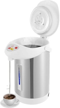 Thermopot 3 Liter,Edelstahl Heißwasserspender,750W Wasserspender mit 3 Ausgabemodi,Elektrischer Wasserkocher Dispender für Haus, Schule, Büro, Hotel