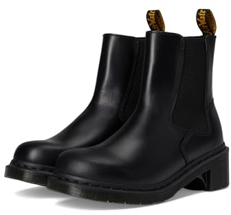 Dr. Martens Women's Alderstone Chelsea Heeled Boot, Black Orleans, 7UK, 9 US Women