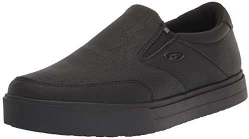 Dr. Scholl's Shoes Men's Valiant Slip Resistant Work Sneaker,Black,10.5