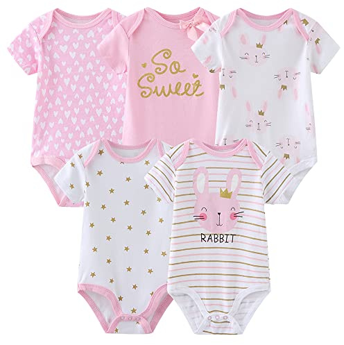 MAMIMAKA Baby bodysuit babybyxor byxor babykläder kortärmad kroppsdräkt för bebis pojkar och flickor